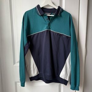 Long sleeve rugby polo